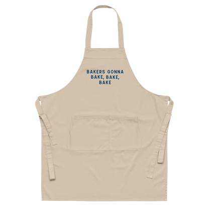 Bakers Gonna Bake Embroidered Organic Cotton Apron