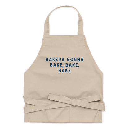 Bakers Gonna Bake Embroidered Organic Cotton Apron