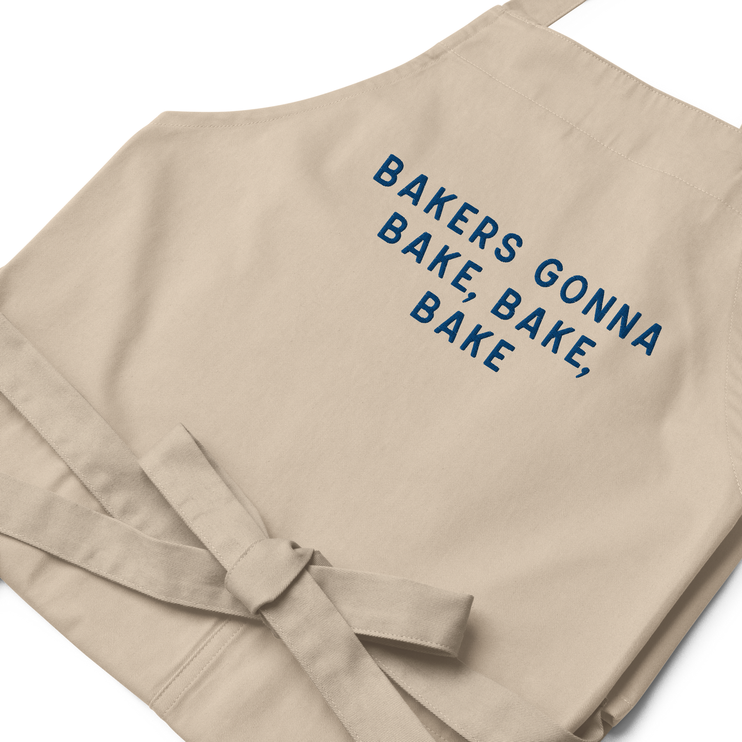 Bakers Gonna Bake Embroidered Organic Cotton Apron