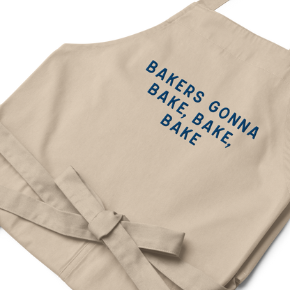 Bakers Gonna Bake Embroidered Organic Cotton Apron