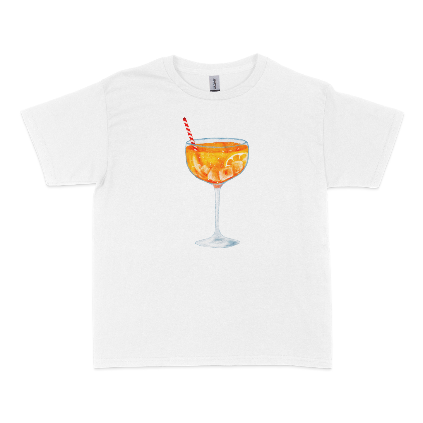 Aperol Spritz Watercolor Baby Tee