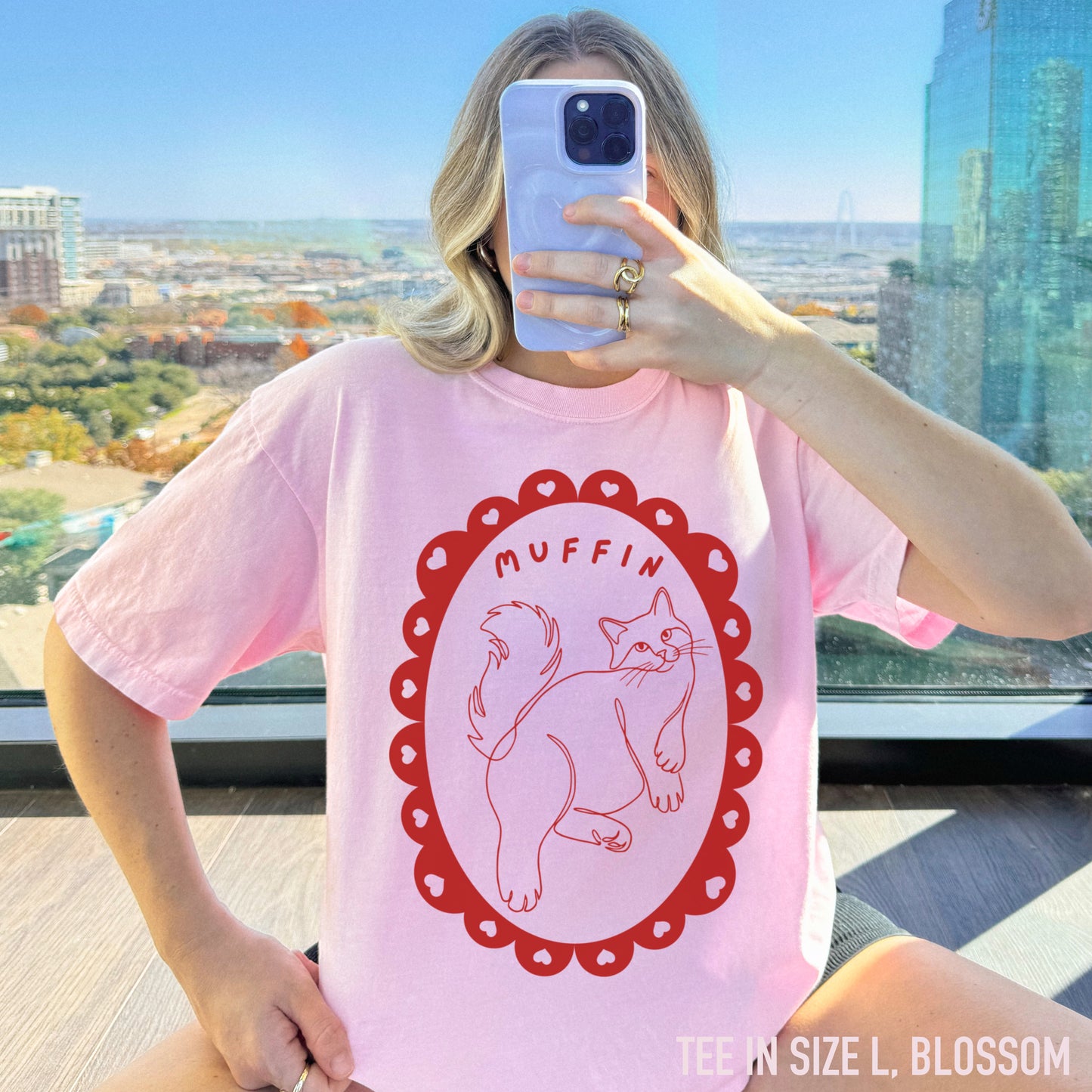CUSTOM Pet Portrait Heart Frame Classic T-Shirt