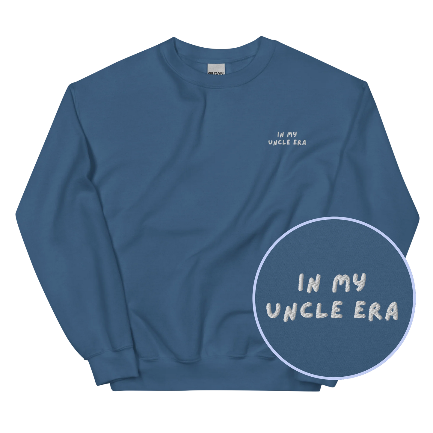In My Uncle Era Embroidered Sweatshirt