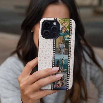 CUSTOM PHOTO Tiny Bloom Pink Aesthetic iPhone Case