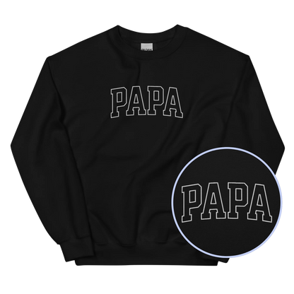 Papa Father Varsity Embroidered Sweatshirt