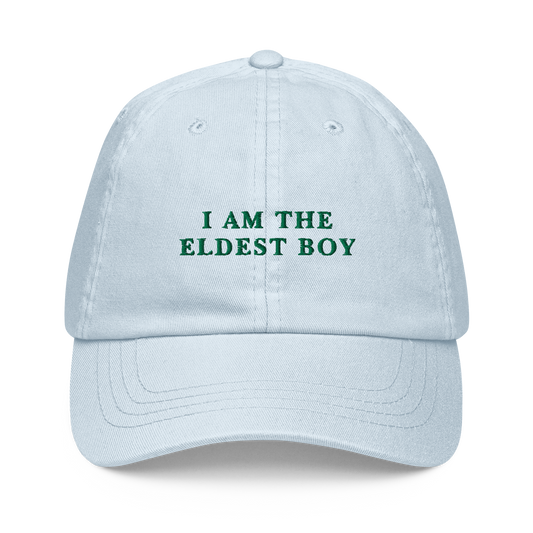 I am The Eldest Boy Succession Embroidered Pastel Baseball Cap