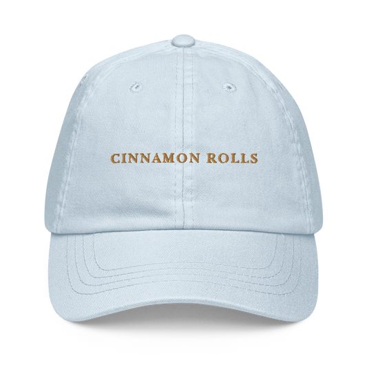 Cinnamon Rolls Embroidered Pastel Baseball Cap