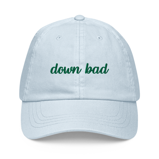 Down Bad TTPD Embroidered Pastel Baseball Cap