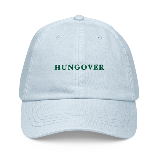 Hungover Embroidered Pastel Baseball Cap