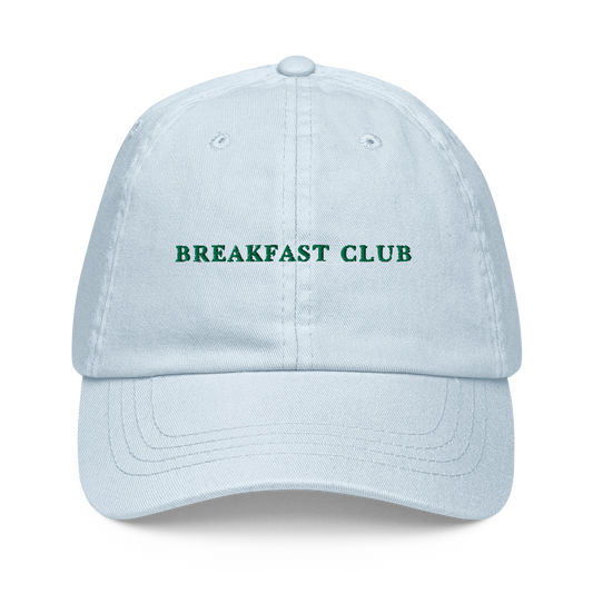 Breakfast Club Embroidered Pastel Baseball Cap