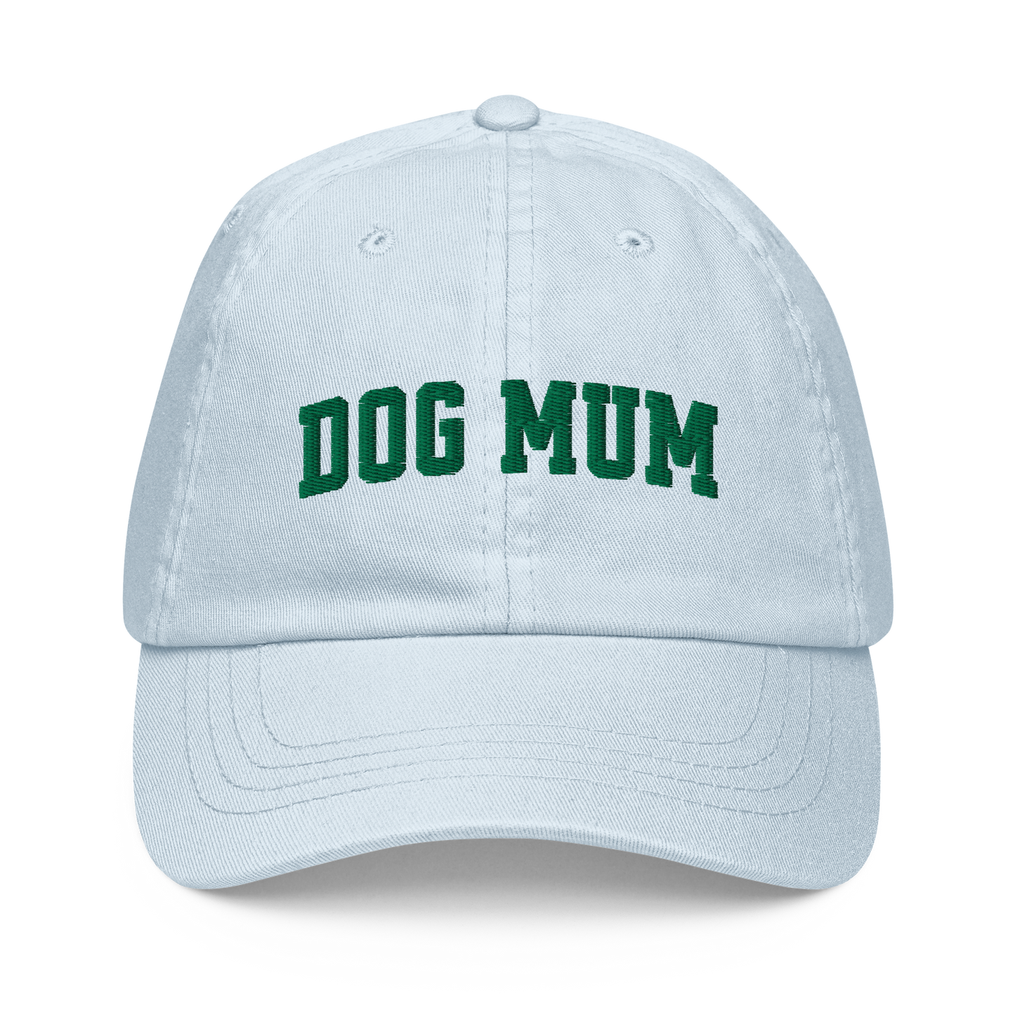 Dog Mum Embroidered Pastel Baseball Cap