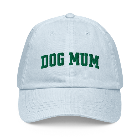 Dog Mum Embroidered Pastel Baseball Cap