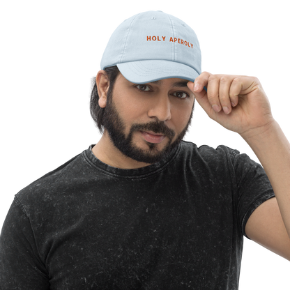 Holy Aperoly Aperol Spritz Embroidered Pastel Baseball Cap