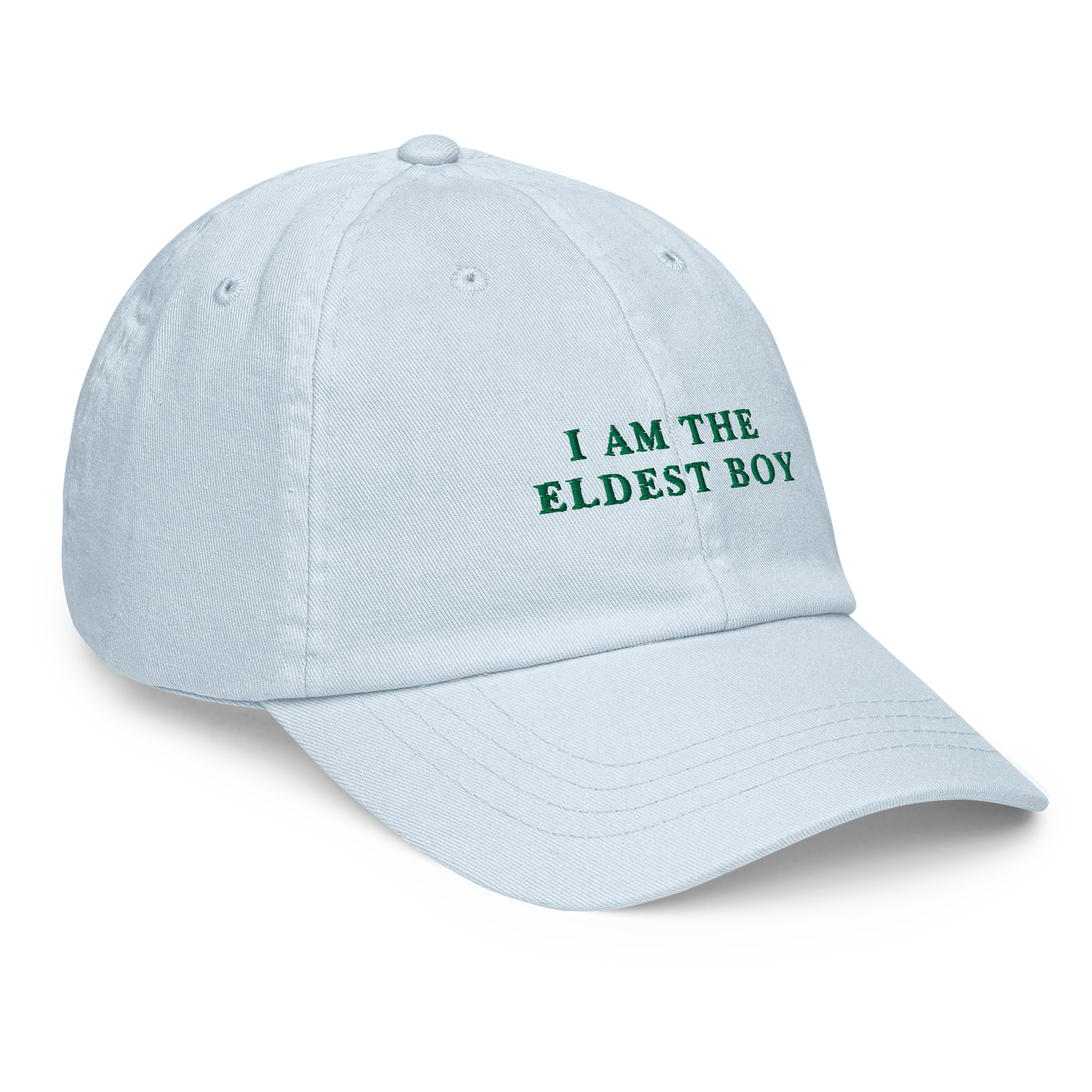 I am The Eldest Boy Succession Embroidered Pastel Baseball Cap