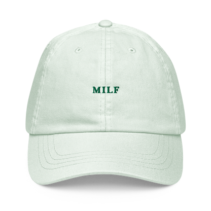MILF Embroidered Pastel Baseball Cap