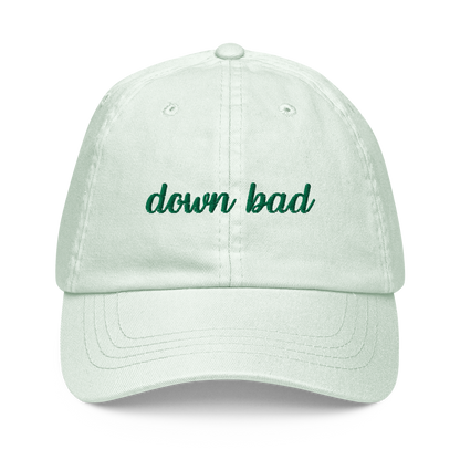 Down Bad TTPD Embroidered Pastel Baseball Cap