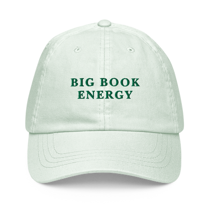 Big Book Energy Embroidered Pastel Baseball Cap