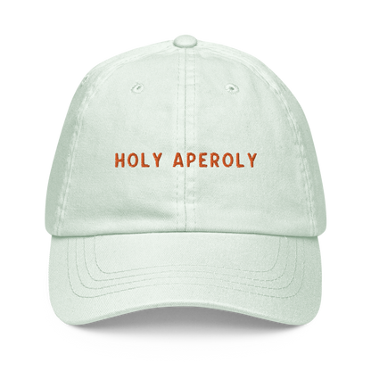 Holy Aperoly Aperol Spritz Embroidered Pastel Baseball Cap