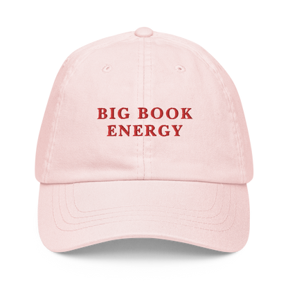 Big Book Energy Embroidered Pastel Baseball Cap