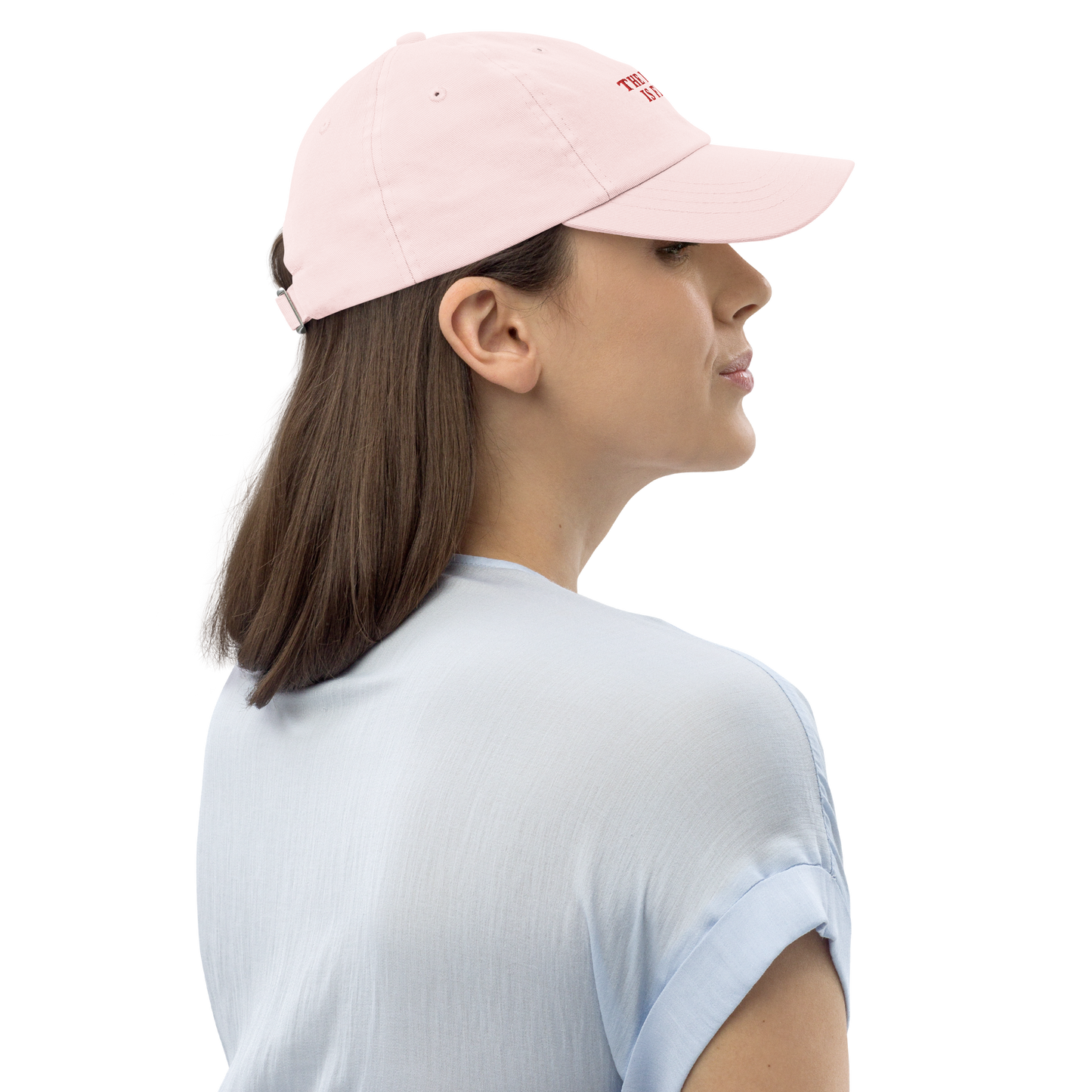 The Future Is Female Embroidered Pastel Baseball Cap