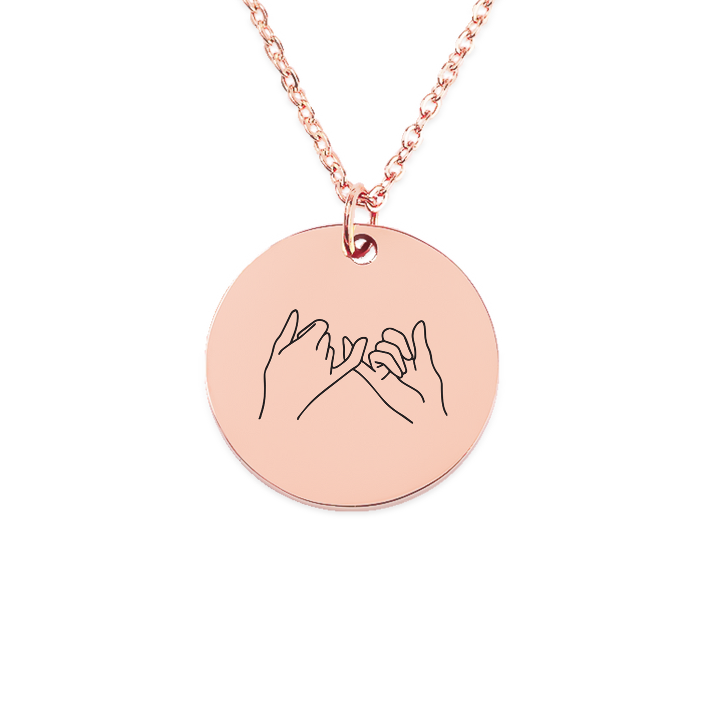 Pinky Promise Sister Coin Necklace