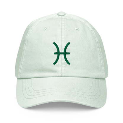 Embroidered Zodiac Symbol Pastel Baseball Cap