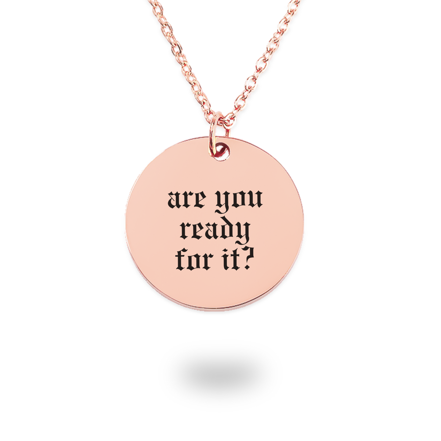 Ready For It Reputation Coin Necklace