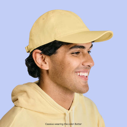 CUSTOM Your Red Text Embroidered Rich Wash Cap