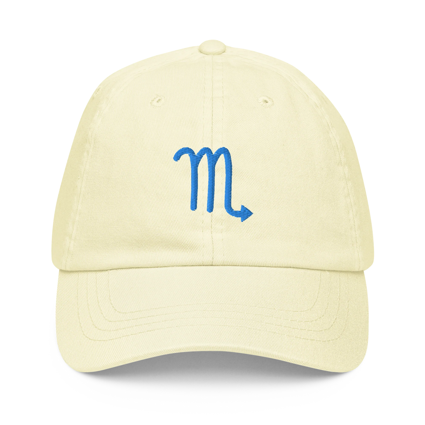 Embroidered Zodiac Symbol Pastel Baseball Cap