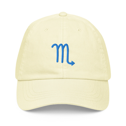 Embroidered Zodiac Symbol Pastel Baseball Cap