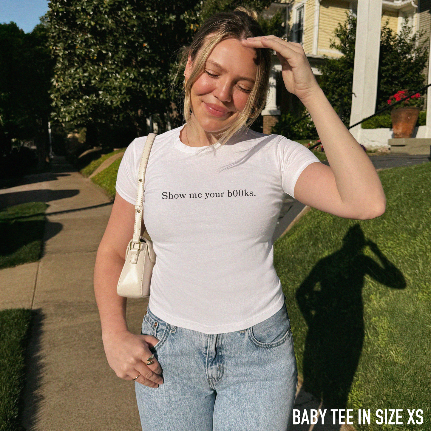 Show Me Your B00ks Baby Tee