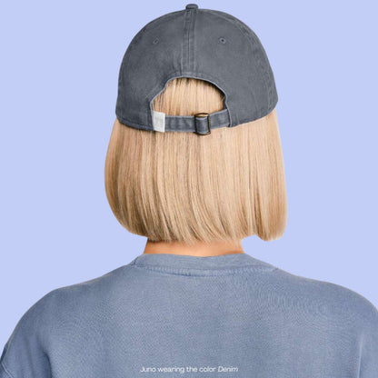 CUSTOM Your Text Cursive Embroidered Soft Wash Cap
