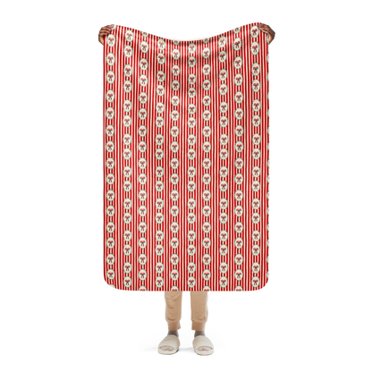 Candy Cane Lane Christmas Sherpa Blanket