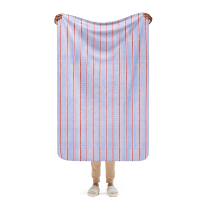 Stripe Joy Sherpa Blanket