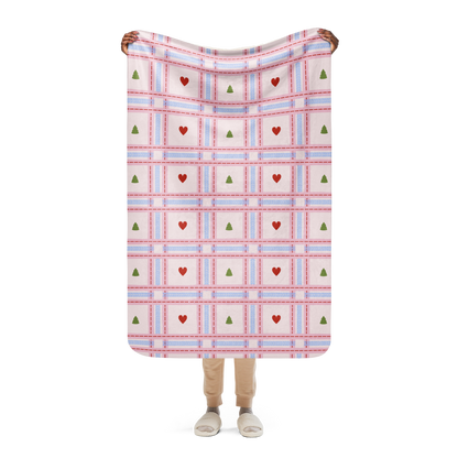 Christmas Love Sherpa Blanket