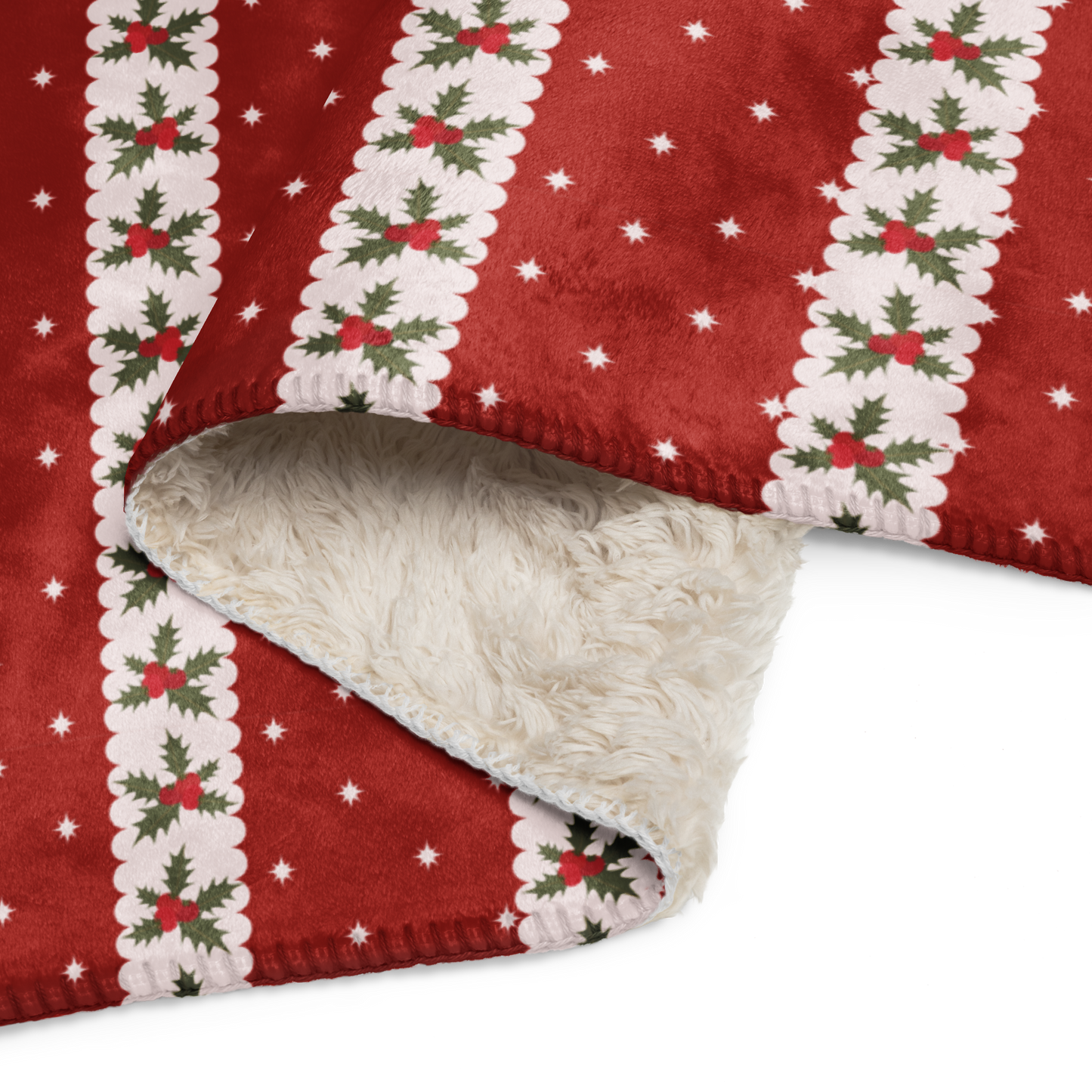 Starlit Christmas Sherpa Blanket