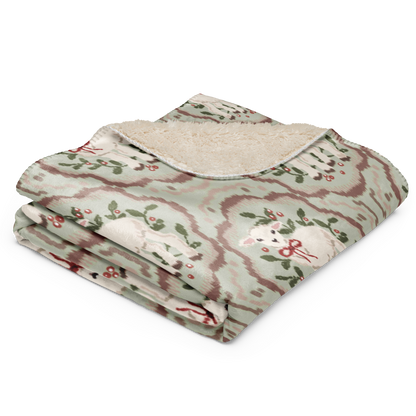 Christmas Lammy Sherpa Blanket