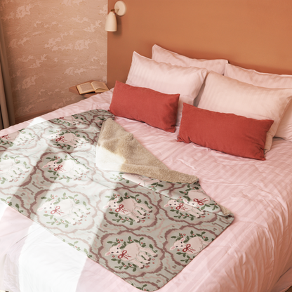 Christmas Lammy Sherpa Blanket