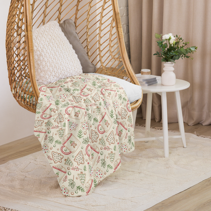 Holiday Treats Christmas Sherpa Blanket