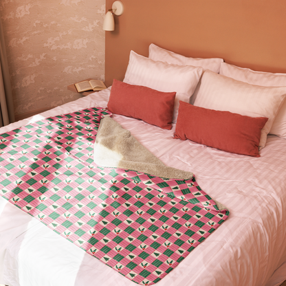 Plaidmas Christmas Sherpa Blanket