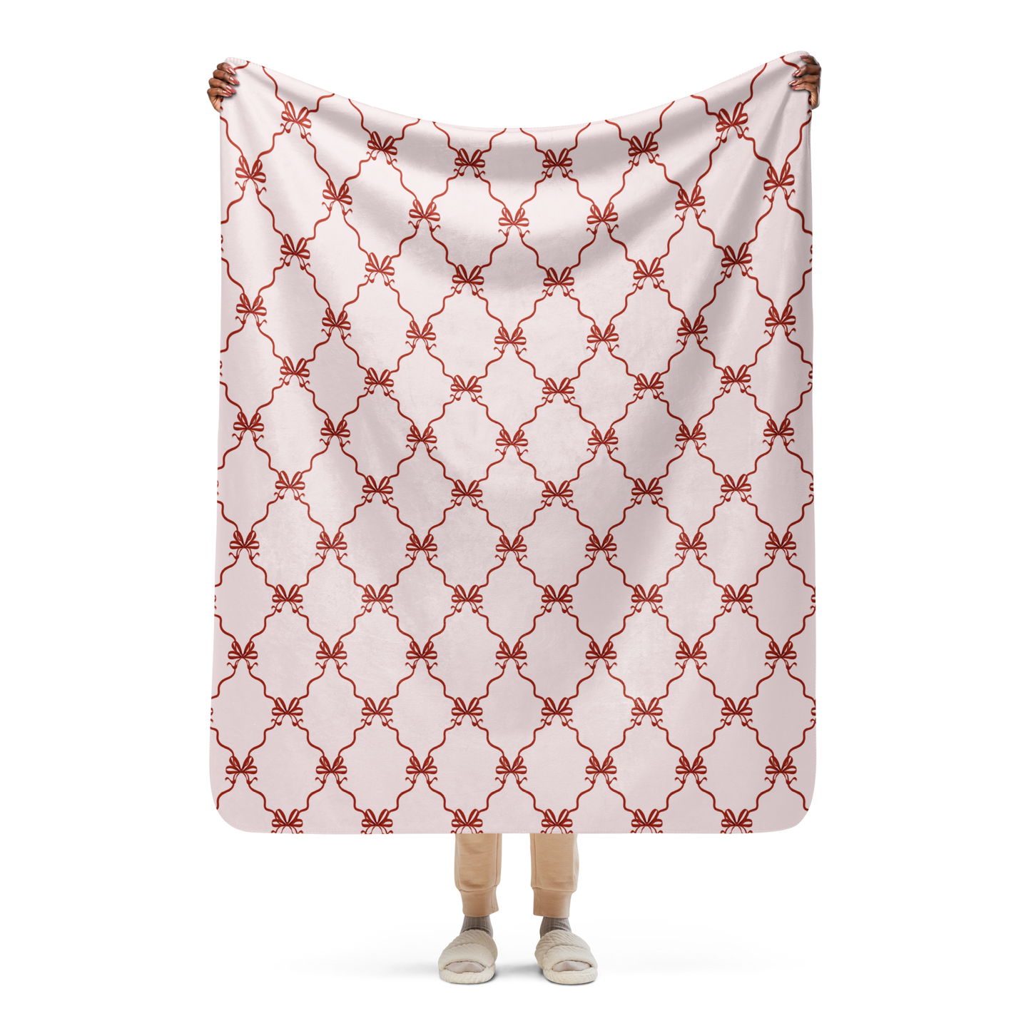 Wrapped in Joy Christmas Sherpa Blanket