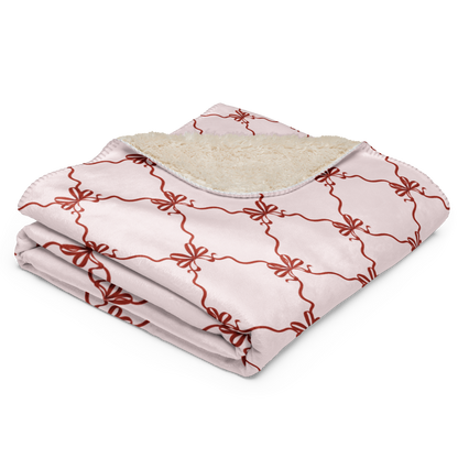 Wrapped in Joy Christmas Sherpa Blanket