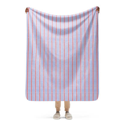 Stripe Joy Sherpa Blanket