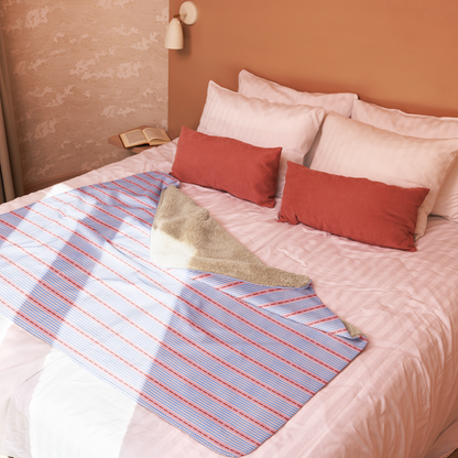 Stripe Joy Sherpa Blanket