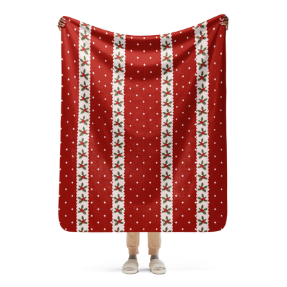 Starlit Christmas Sherpa Blanket