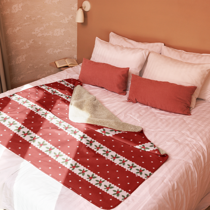 Starlit Christmas Sherpa Blanket