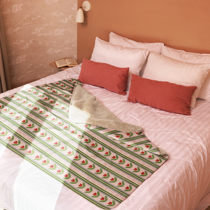 Fa La La Christmas Sherpa Blanket