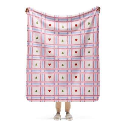 Christmas Love Sherpa Blanket