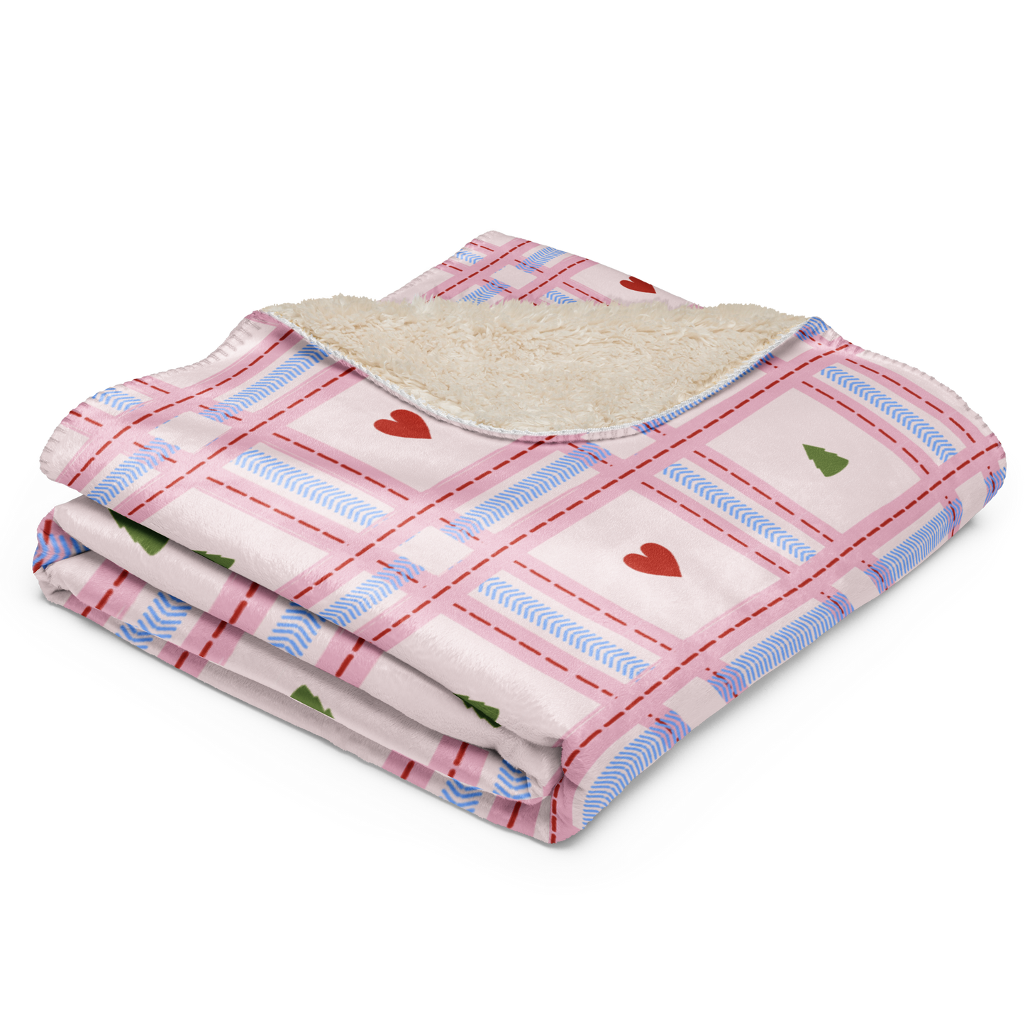 Christmas Love Sherpa Blanket