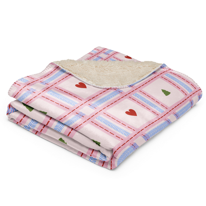 Christmas Love Sherpa Blanket